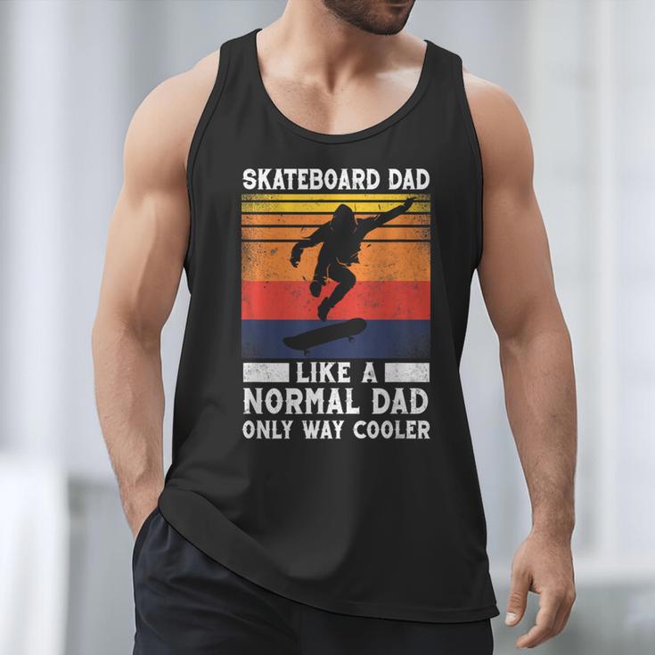 Skateboard Like A Normal Dad Vintage 80S 90S Retro Men Tank Top