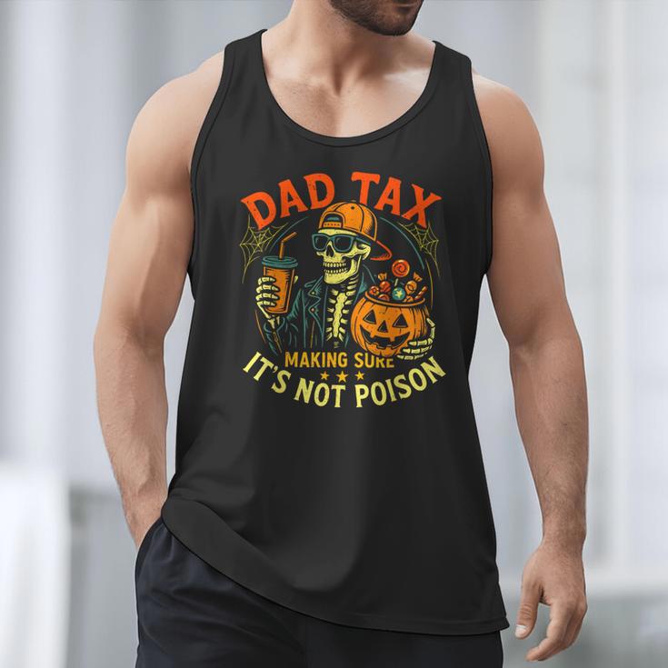 Skeleton Papa Halloween Dad Tax Making Sure Not Poison Men Tank Top
