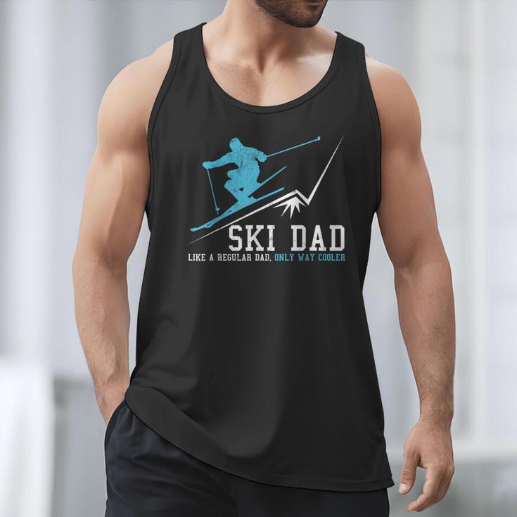Ski Dad Winter Sports Skiing Father Men Tank Top