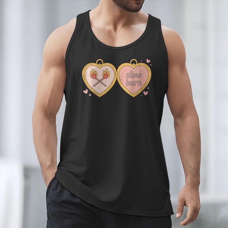 Slow Burn Romance Book Lover Tee Men Tank Top Slow Burn Romance Book Lover Tee Men Tank Top