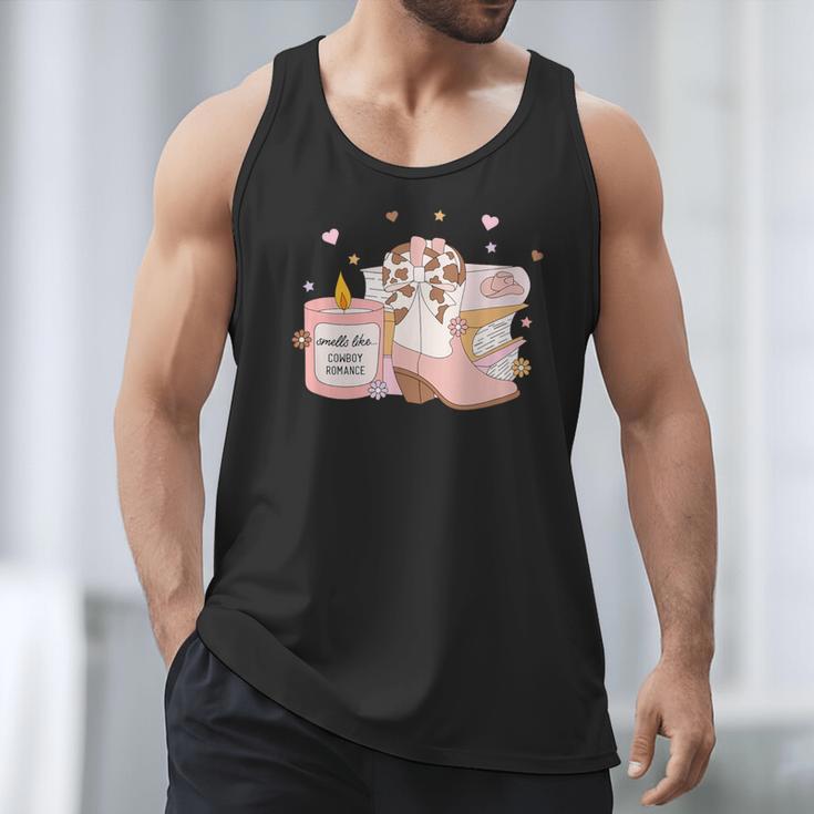 Smells Like Cowboy Romance Book Lover Men Tank Top