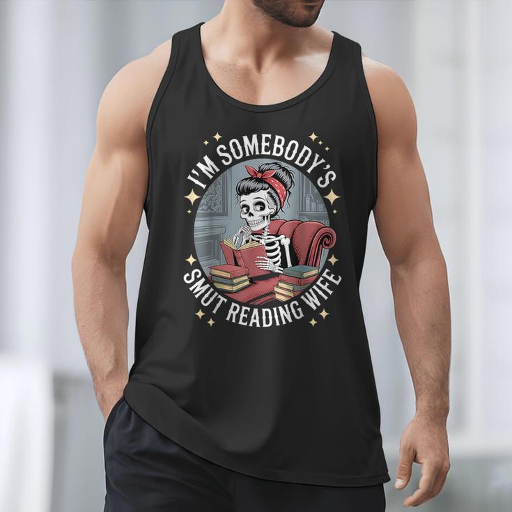 Smut Book Reader Romance Novel Somebody's Smut Reading Wife Men Tank Top Smut Book Reader Romance Novel Somebody's Smut Reading Wife Men Tank Top