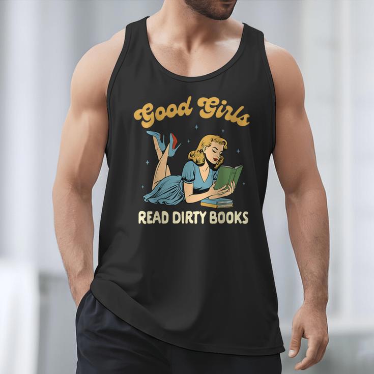 Smut Reader Book Romance Good That Girls Read Dirty Books Men Tank Top