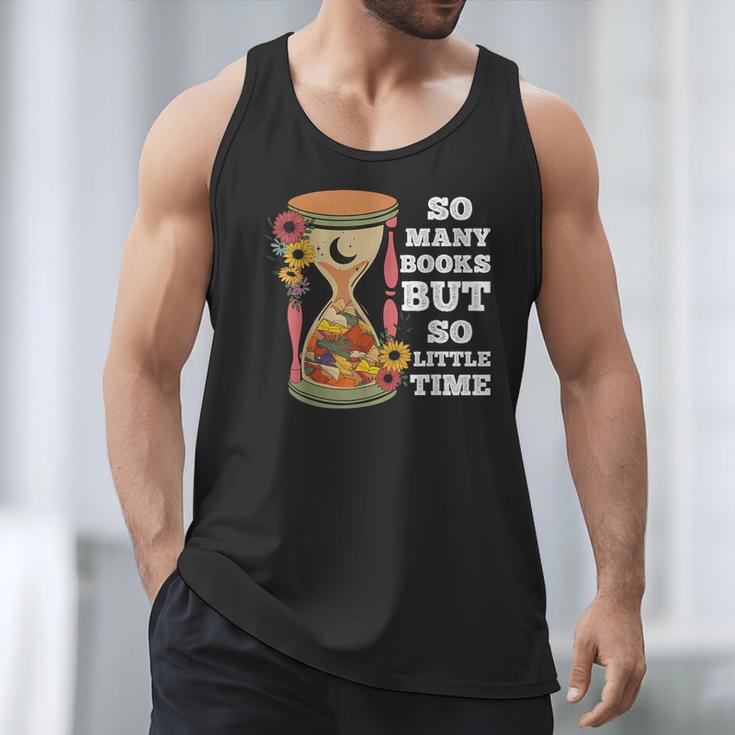 So Many Books But So Little Time Tee For Bookworms Readers Men Tank Top