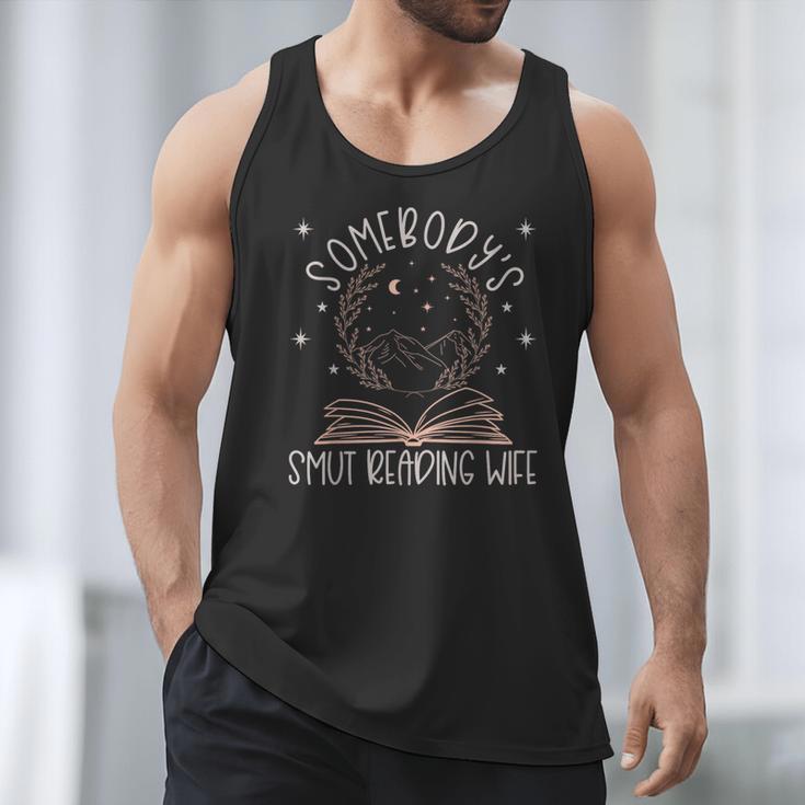 Somebodys Smut Reading Wife Spicy Books Romance Fairy Tales Men Tank Top