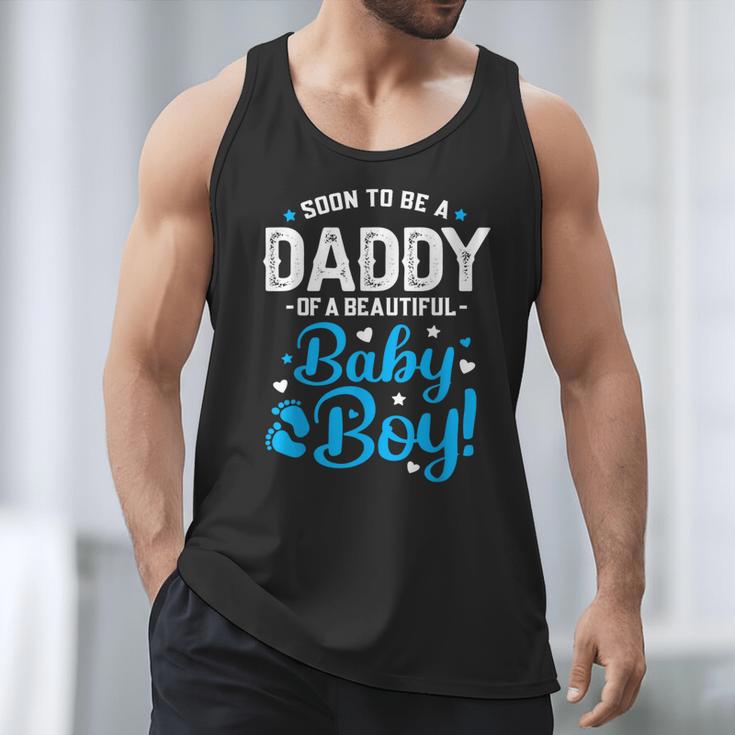 Soon To Be A Daddy Of A Baby Boy New Dad Expecting Father Men Tank Top