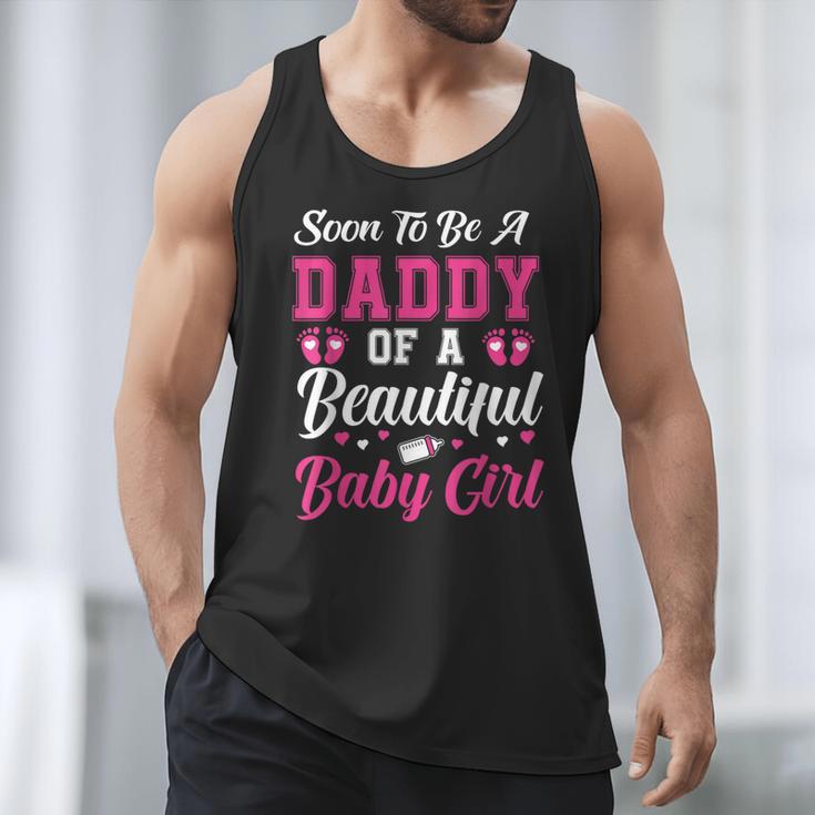 Soon To Be A Daddy Of A Beautiful Baby Girl Baby Shower Men Tank Top