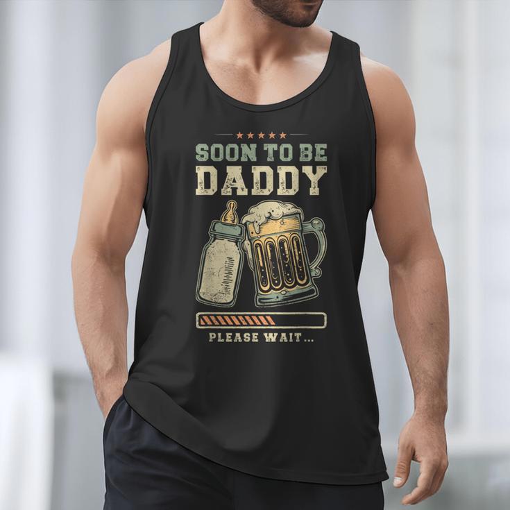 Soon To Be Daddy Fatherhood Baby Announcement Future Dad Men Tank Top