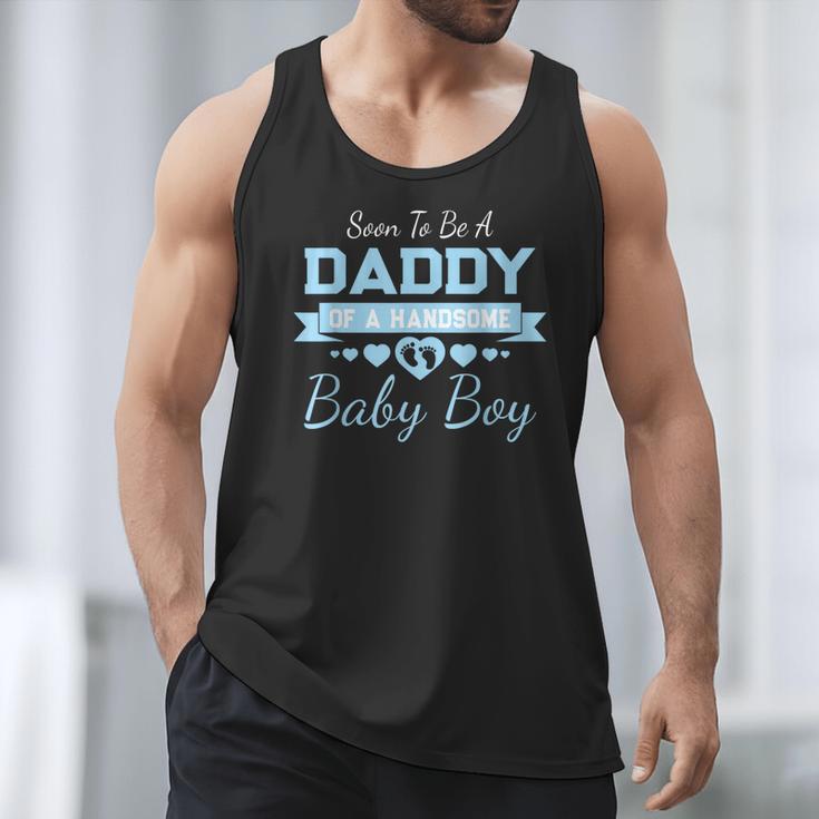 Soon To Be A Daddy Of a Handsome Baby Boy Announcement Men Tank Top Soon To Be A Daddy Of a Handsome Baby Boy Announcement Men Tank Top