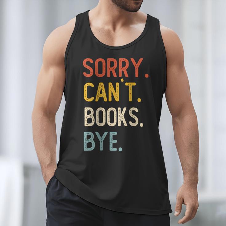 Sorry Can't Books Bye Shirts Books Lovers Men Tank Top Sorry Can't Books Bye Shirts Books Lovers Men Tank Top