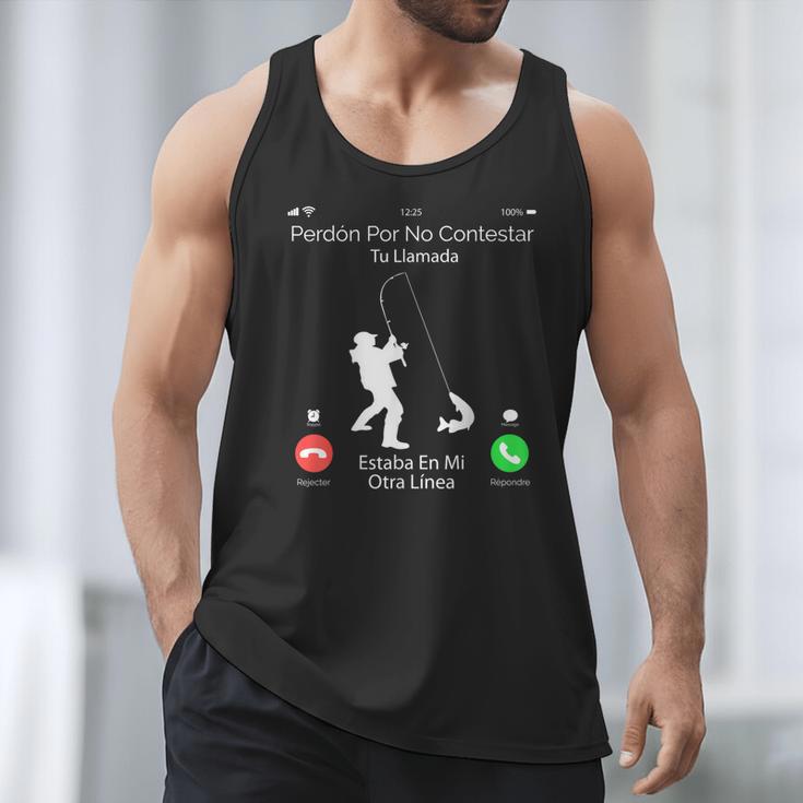 Sorry Missed Call Fisher Dad In Spanish Men Tank Top Sorry Missed Call Fisher Dad In Spanish Men Tank Top