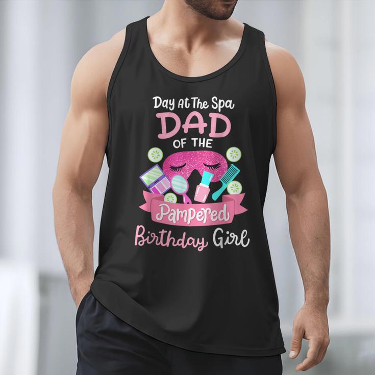 Spa Birthday Party Dad Of The Pampered Bday Girl Family Men Tank Top