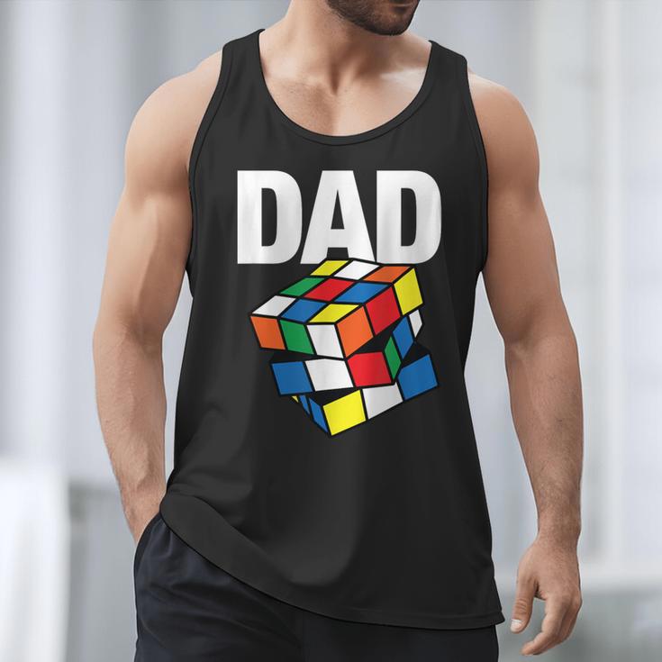 Speed Cubing Dad Puzzle Cuber Cube Kids Men Tank Top