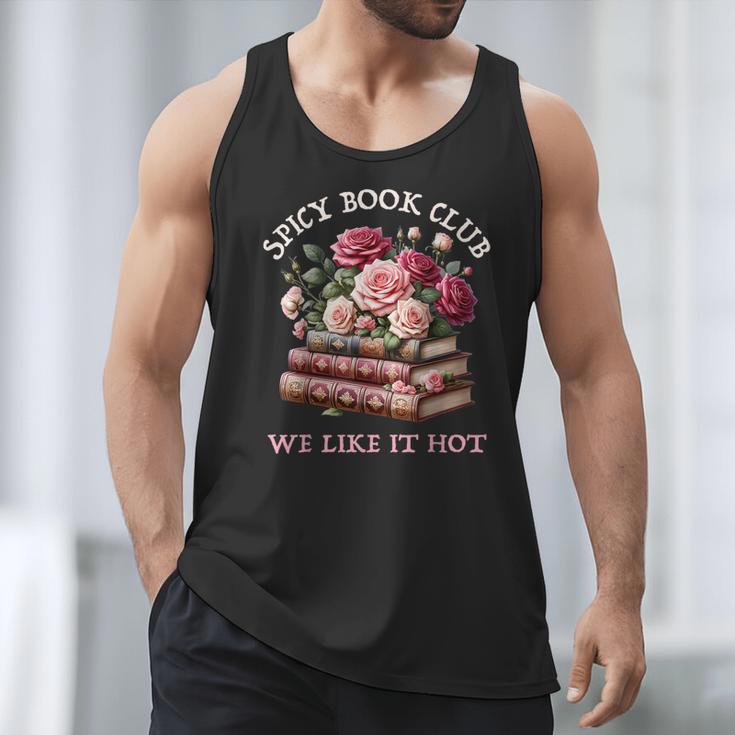 Spicy Book Club Dark Romance Reader Women Bookish Merch Cute Men Tank Top