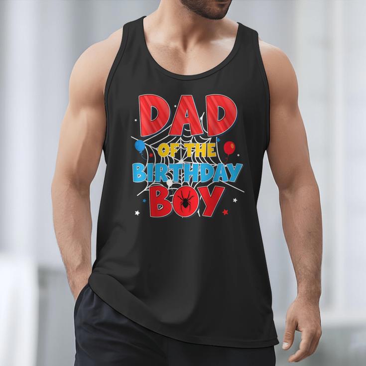 Spider Web Family Matching Dad Of The Birthday Boy Men Tank Top Spider Web Family Matching Dad Of The Birthday Boy Men Tank Top