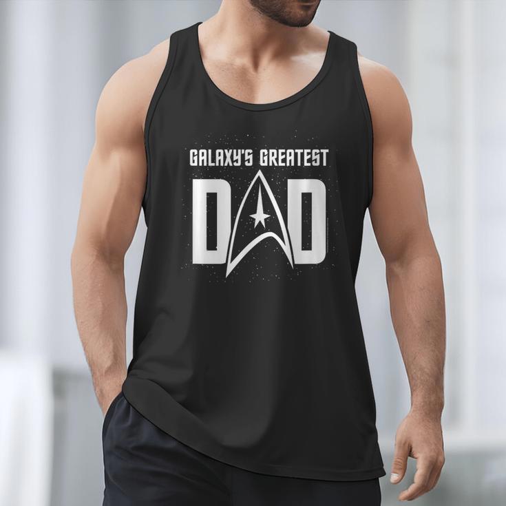 Star Trek Father's Day Galaxy's Greatest Dad Badge Men Tank Top