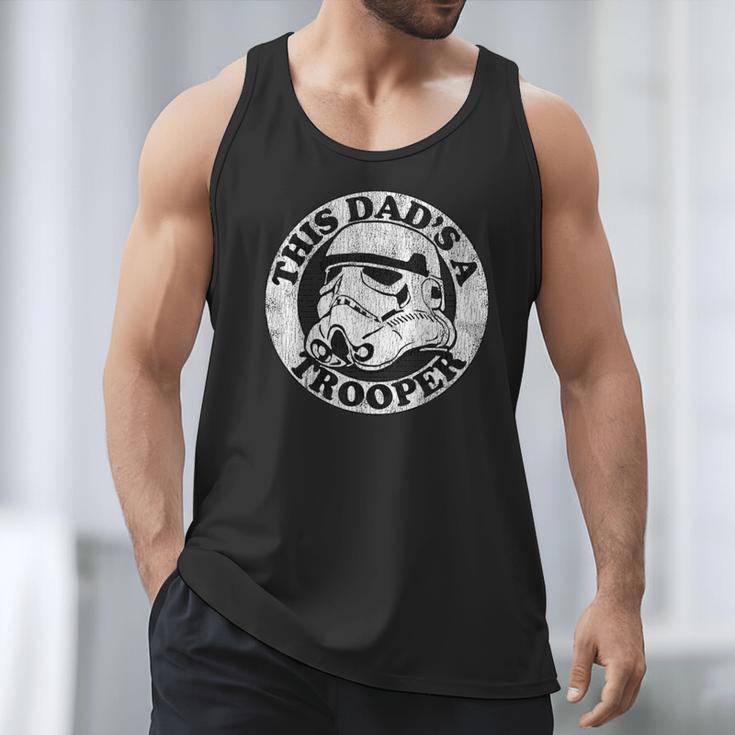 Star Wars Father's Day Stormtrooper This Dad Is A Trooper Circle Men Tank Top