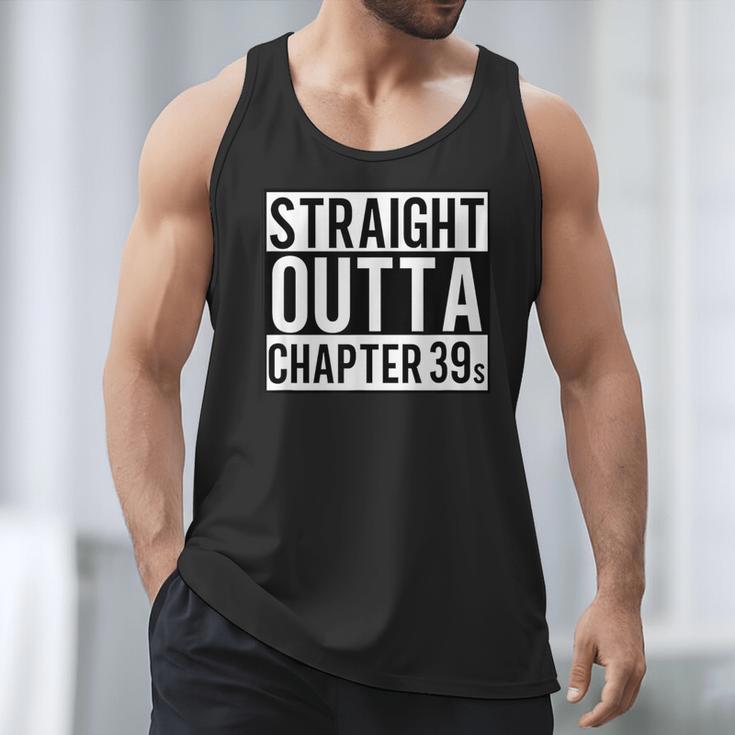 Straight Outta Chapter 39 Cute Book Lover Reader Men Tank Top