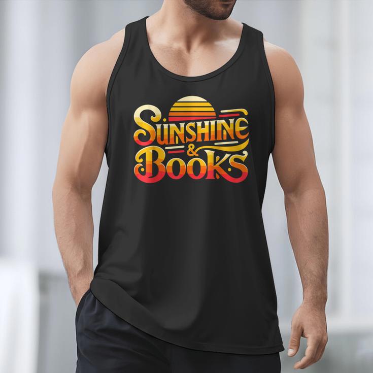 Sunshine & Books For Bookworm Summer Reading Men Tank Top