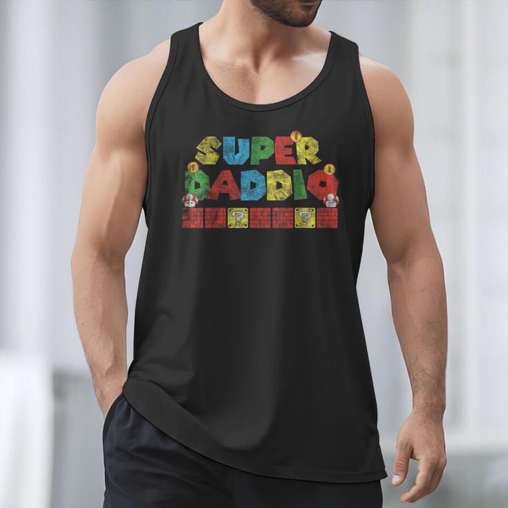 Super Daddio Retro Gamer Dad Style Men Tank Top