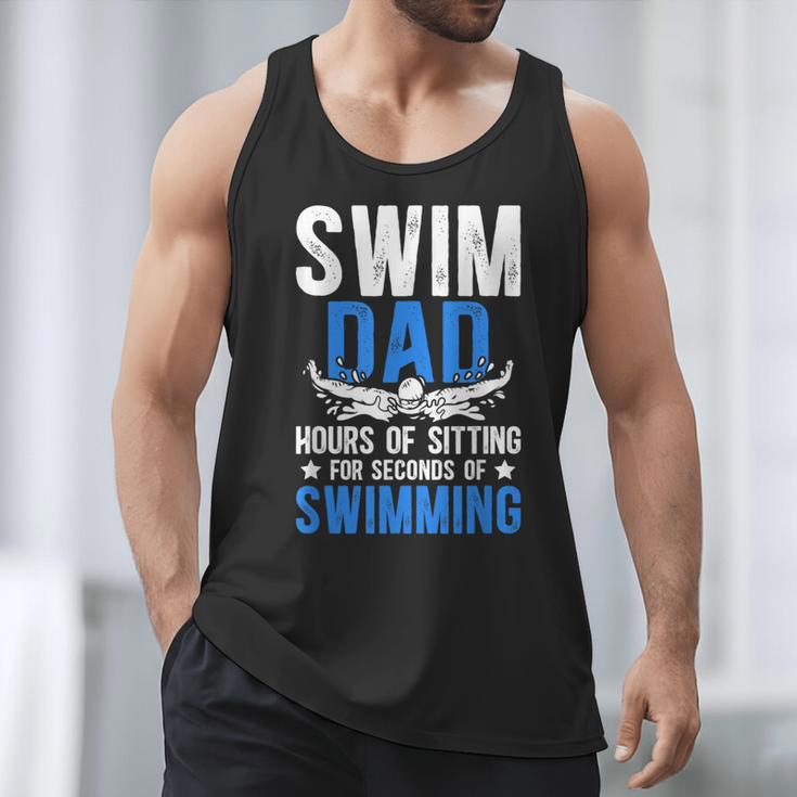 Swim Dad Swimming Dad Of A Swimmer Dad Swim Father Men Tank Top