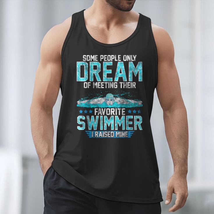 Swimming Parent Swimmer Mom Dad My Favorite Swim Meet Men Tank Top