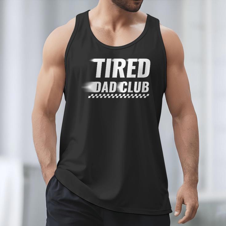 Tired Dad Club Maze Track Back 2 Sided Men Tank Top