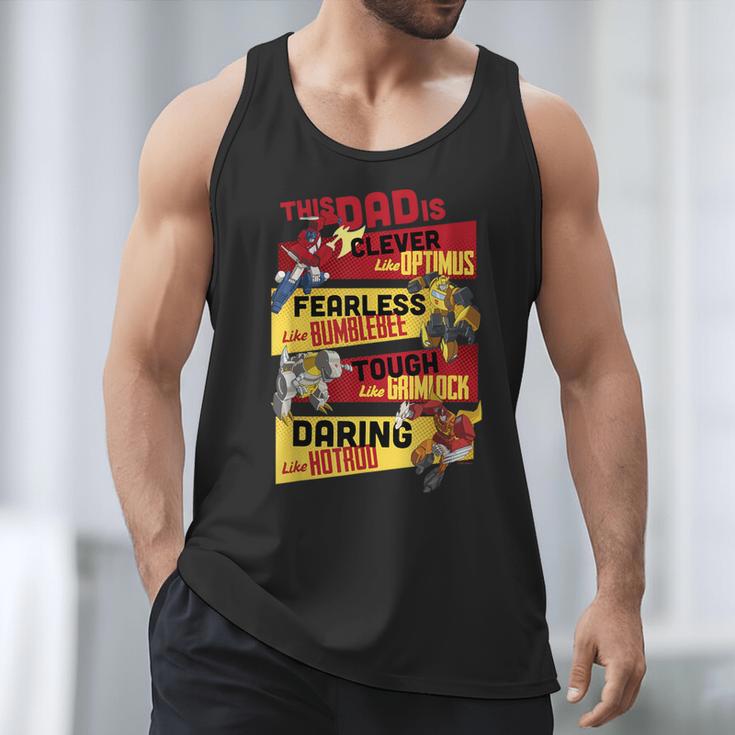 Transformers Father's Day Vintage Autobots Line Up Dad Is Men Tank Top
