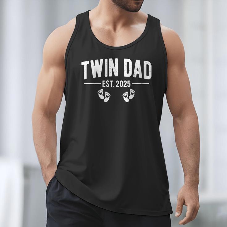 Twin Dad Est 2025 Father Of Twins New Daddy Father's Day Men Tank Top Twin Dad Est 2025 Father Of Twins New Daddy Father's Day Men Tank Top