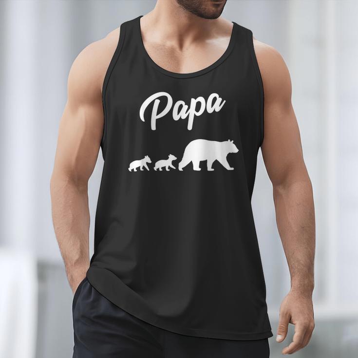 Twin Dad Papa Bear Two Cubs 2 Kids Men Tank Top Twin Dad Papa Bear Two Cubs 2 Kids Men Tank Top