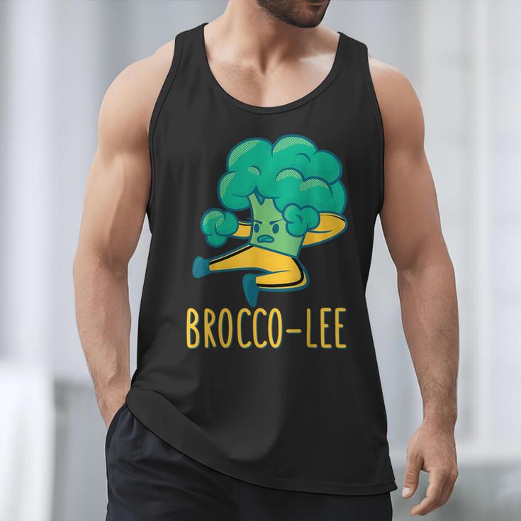 Vegetable Word Game Dad Joke Brocco-Lee Broccoli Men Tank Top Vegetable Word Game Dad Joke Brocco-Lee Broccoli Men Tank Top