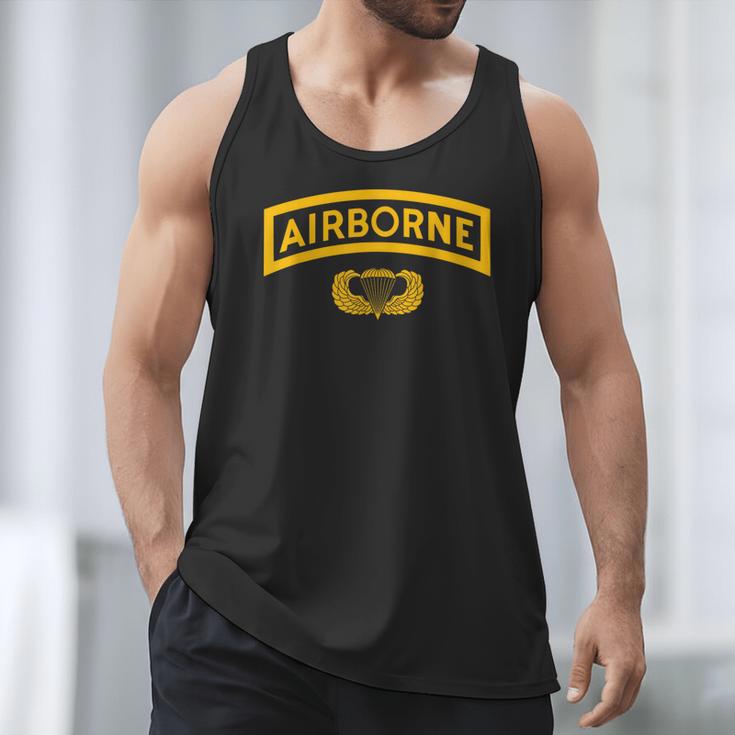 Vintage Airborne Veteran Paratrooper For Men Dad T-Shirt Men Tank Top