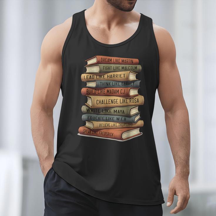 Vintage Books History Retro Book Lover Teacher Men Tank Top