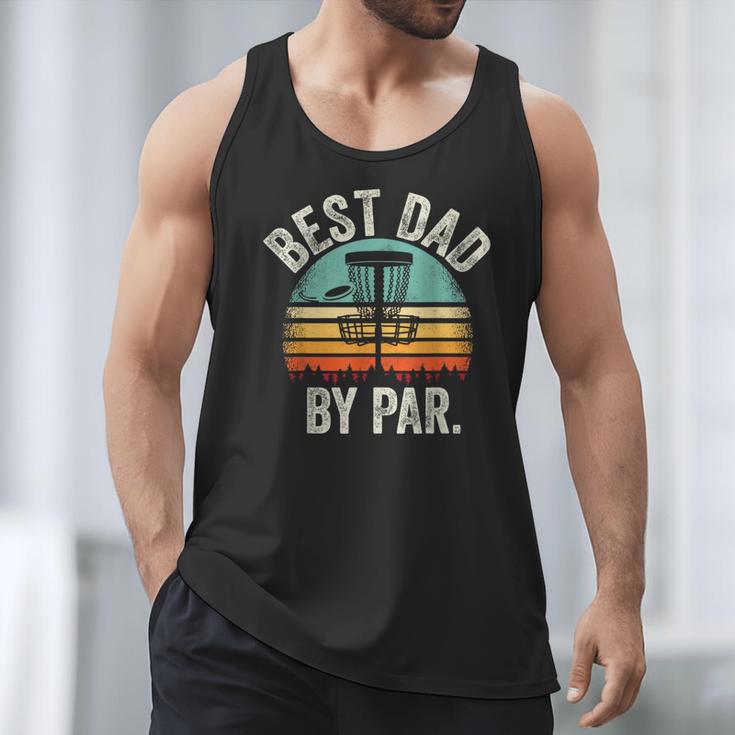 Vintage Disc Golf Dad Best Dad By Par Disk Golf Men Tank Top