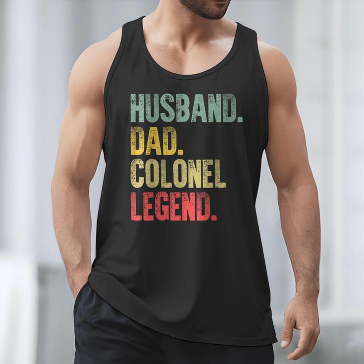 Vintage Husband Dad Colonel Legend Retro T-Shirt Men Tank Top