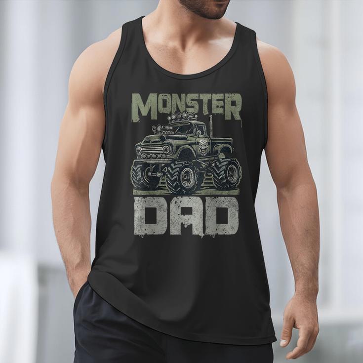 Vintage Monster Truck Lover DAD Family Matching Birthday Men Tank Top
