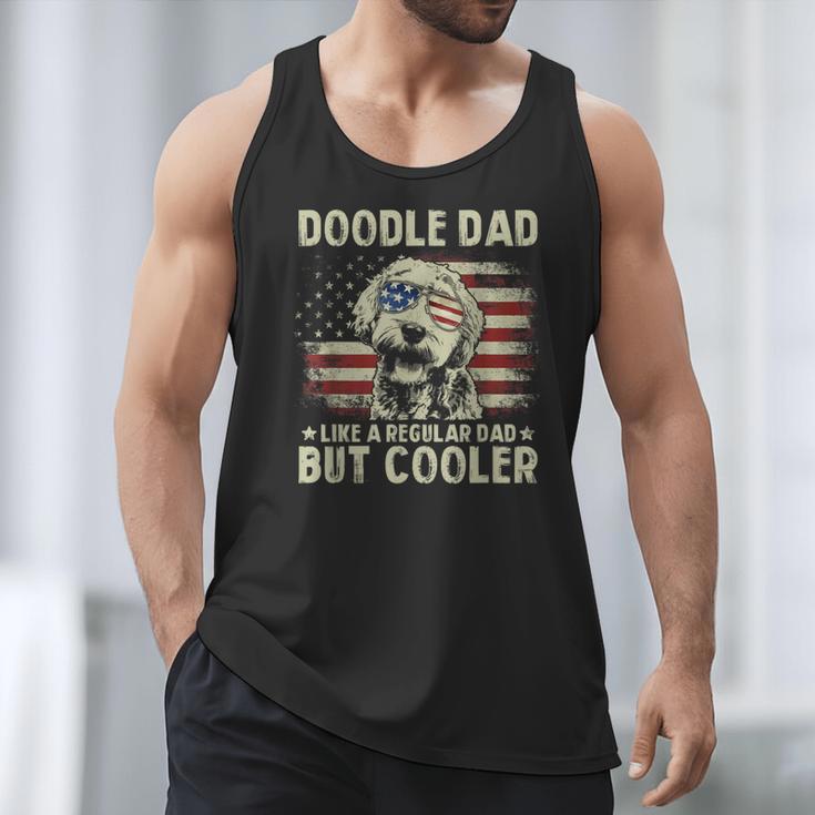 Vintage USA Flag Goldendoodle Doodle Dad Fathers Day Men Men Tank Top Vintage USA Flag Goldendoodle Doodle Dad Fathers Day Men Men Tank Top