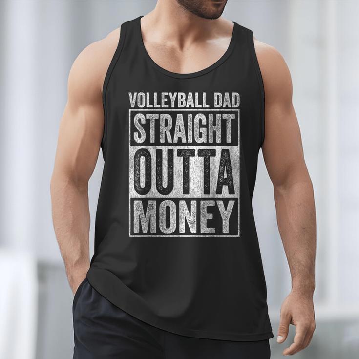 Volleyball Dad Straight Outta Money Men Tank Top