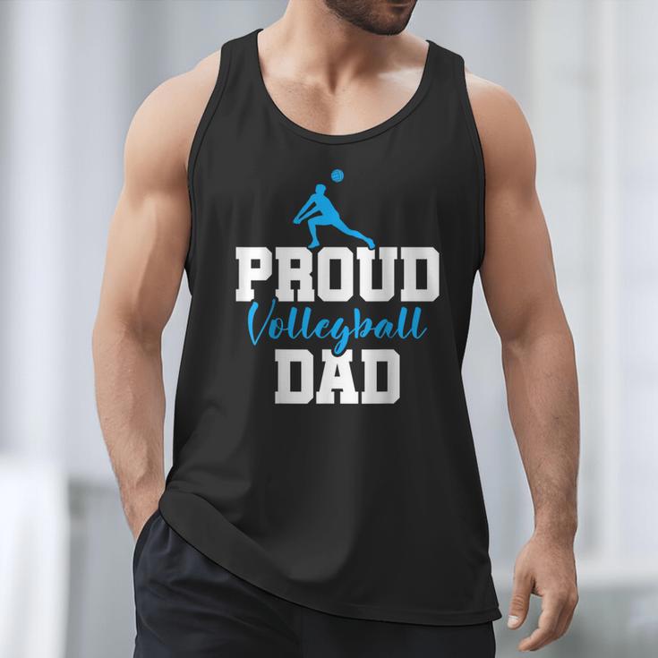 Volleyball Player Team Dad Father Proud Volleyball Dad Men Tank Top