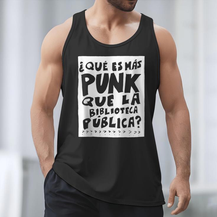 What's More Punk Than The Public Library Book Lover Men Tank Top