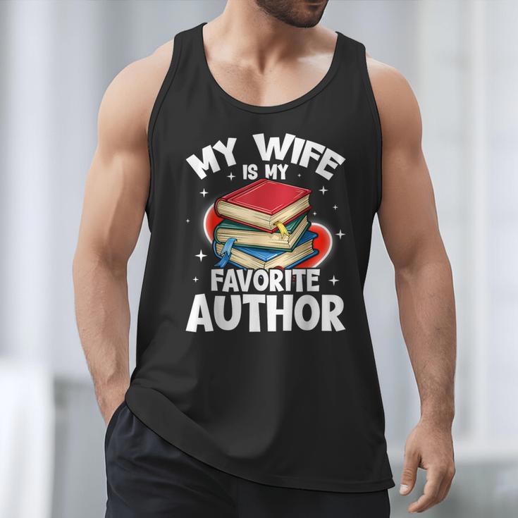 My Wife Is My Favorite Author Book Writer Men Tank Top