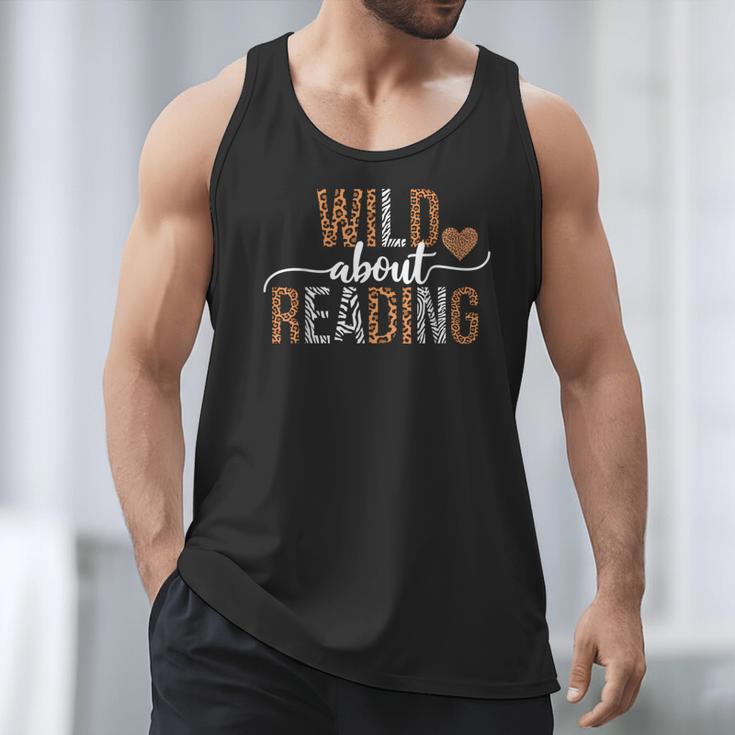 Wild About Reading Books Reader Lover Librarian Bookworm Men Tank Top Wild About Reading Books Reader Lover Librarian Bookworm Men Tank Top