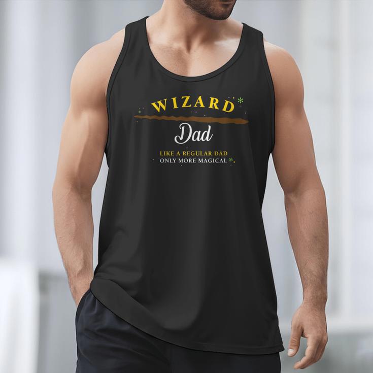 Wizard Dad Shirt Cute Magical Men Tank Top