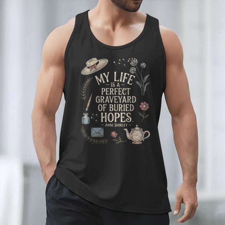 Women's Dramatic Book Lover Quote Men Tank Top