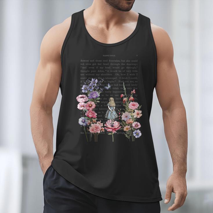 Wonderland Garden & Vintage Textbook Men Tank Top