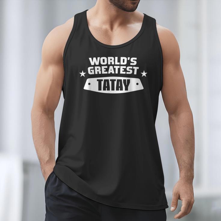World's Greatest Tatay Shirt Filipino Dad Men Tank Top