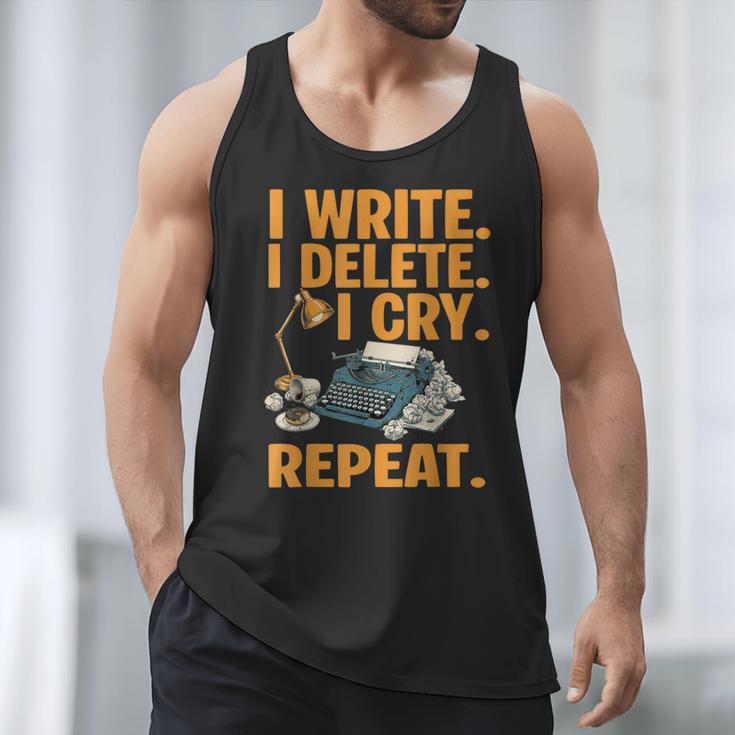 I Write Book Writer Author Book Writing Novelist Men Tank Top I Write Book Writer Author Book Writing Novelist Men Tank Top