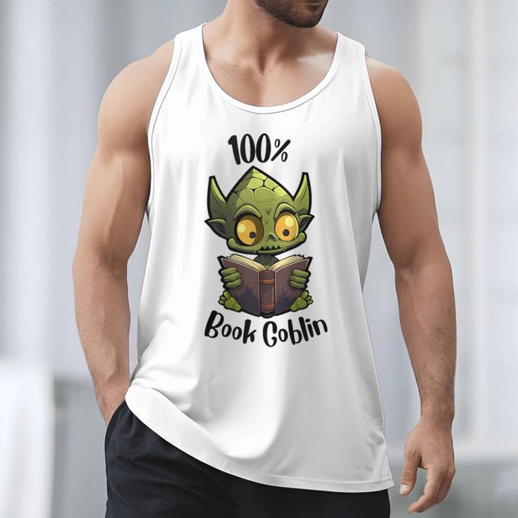 100 Book Goblin Cute Book Reader And Library Lover Men Tank Top 100 Book Goblin Cute Book Reader And Library Lover Men Tank Top