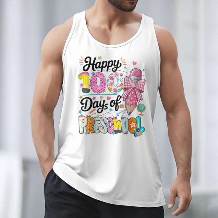 100th Day Of School Teacher Books 100 Days Of Preschool Girl Men Tank Top 100th Day Of School Teacher Books 100 Days Of Preschool Girl Men Tank Top