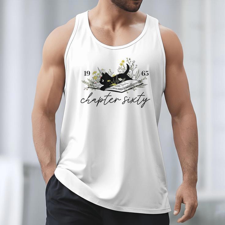 1965 Chapter Sixty Book Cat Lover 60th Birthday For Men Women Men Tank Top 1965 Chapter Sixty Book Cat Lover 60th Birthday For Men Women Men Tank Top
